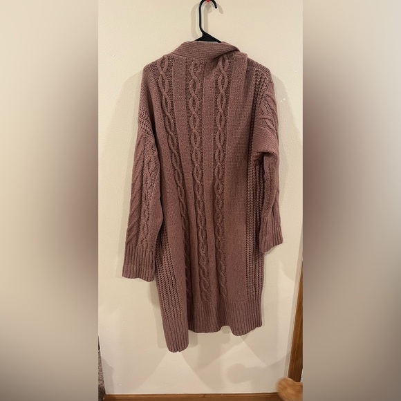 A new day mauve cardigan. Size medium - Picture 2 of 6